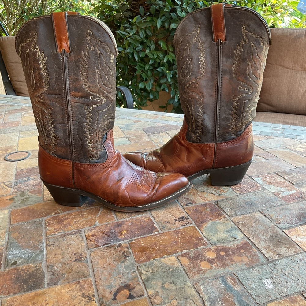 Durango Men’s Brown and Tan Western Boots size 10